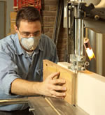 resawing on bandsaw