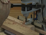Cutting Mortises with a Mortising Machine