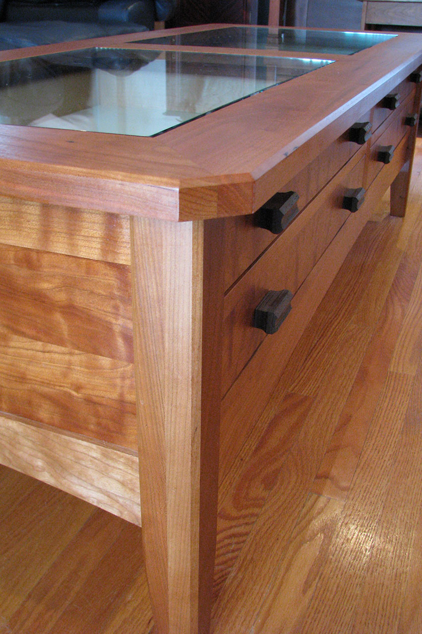 coffee table with drawers