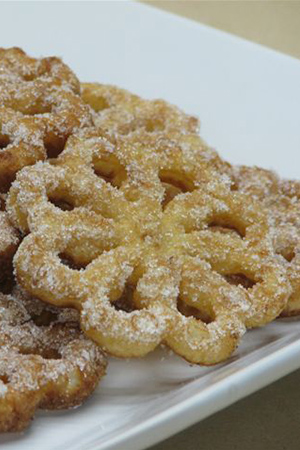 Mexican buñuelos (sugar cookies)