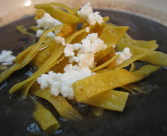 Mexican black bean soup