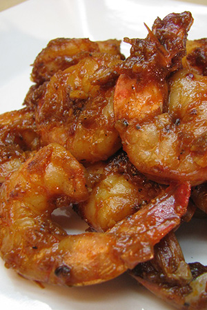 Mexican smoky chipotle shrimp