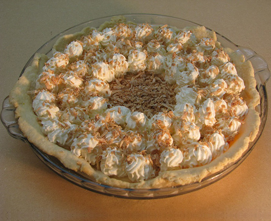 coconut cream pie