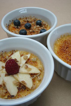 crème brûlée done three ways