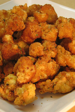 Hungarian breaded cauliflower