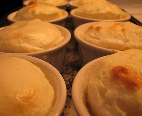 lemon soufflés