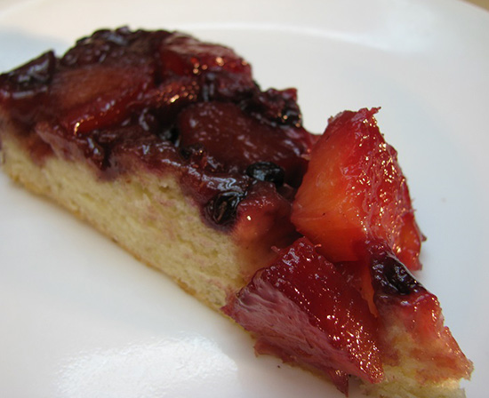 Mexican pineapple berry skillet upside down cake