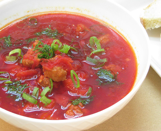 Ukrainian borscht