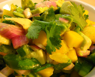 avocado mango pico de gallo