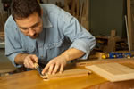 trimming tenon cheeks