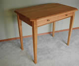 Tapered Leg Foyer Table with Drawers