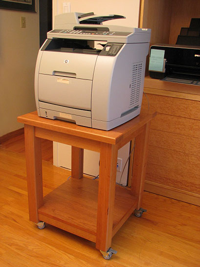 Cherry Printer Stand