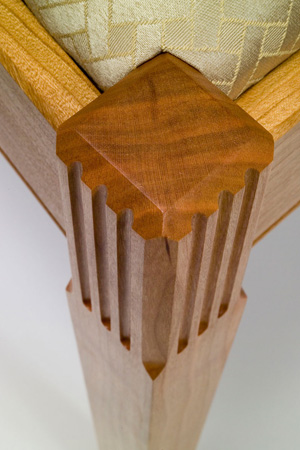 dining chair leg detail