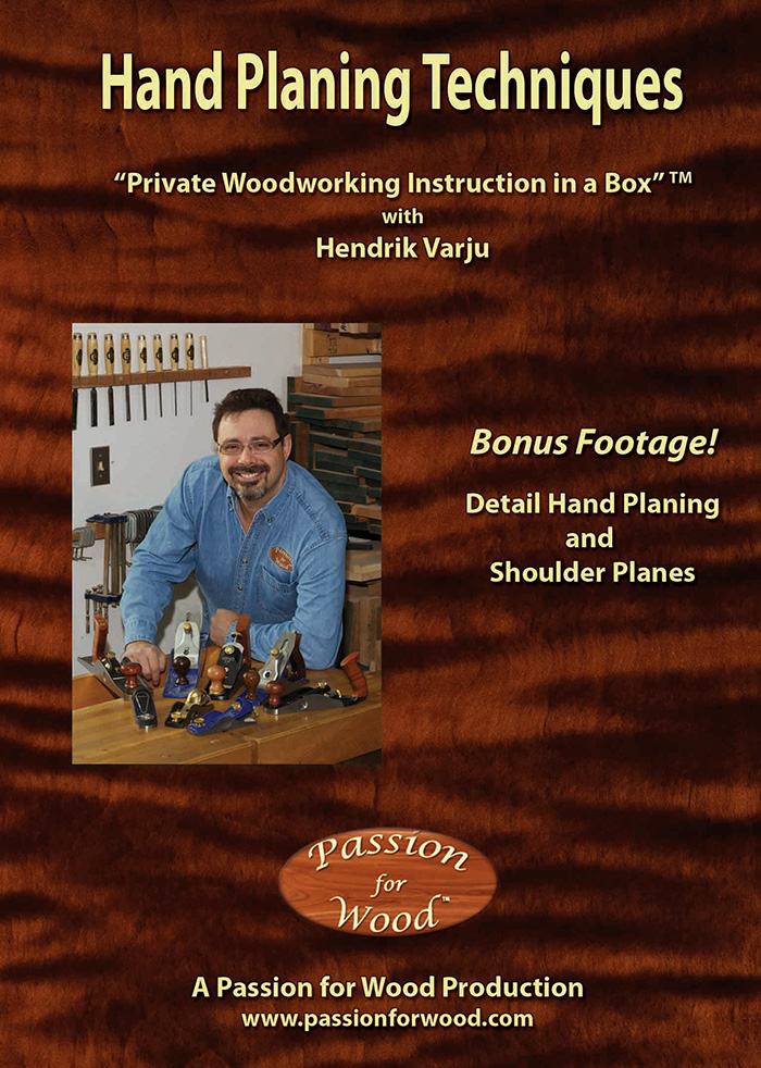 Hand Planing Techniques - Dvd Cover