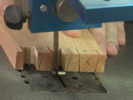 Cutting Tails and Pins with a Bandsaw