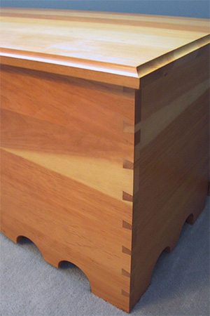 hand-cut dovetails