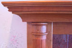 fluted columns and moulding details