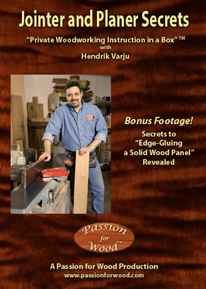 Jointer and Planer Secrets - Dvd Cover