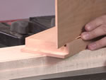 Cutting Grooves for Drawer Bottom and Completing Back