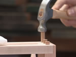 Pinning the Joinery with Dowels