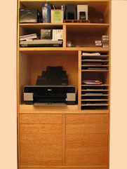 Maple Built-in Closet Cabinet