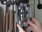Cutting Mortises with a Drill Press Mortising Attaclunent