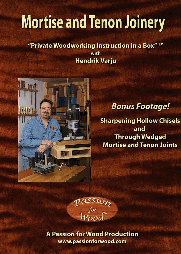 Mortise and Tenon Joinery - Dvd Cover