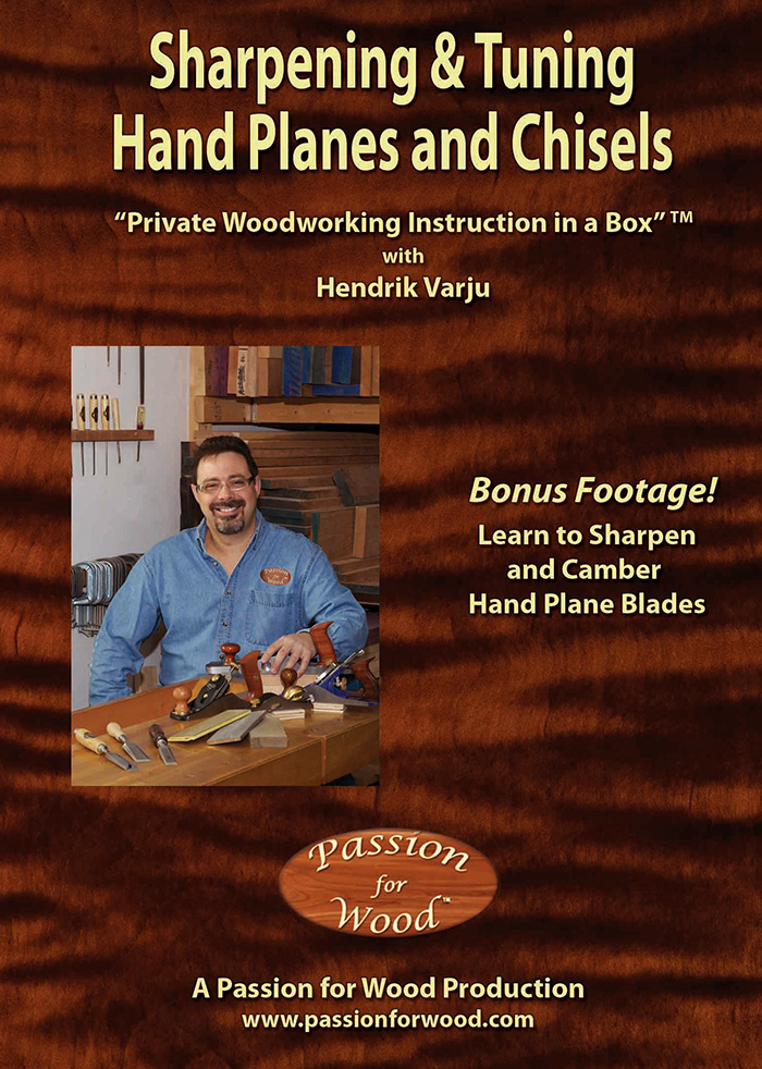 Sharpening and Tuning Hand Planes and Chisels - Dvd Cover