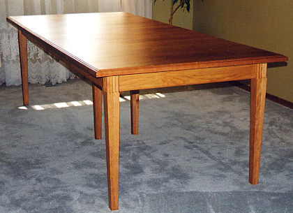 Tapered Leg Dining Table - Passion for Wood