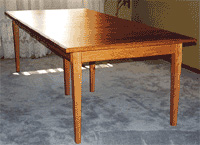 Tapered Leg Dining Table