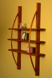Arc Supported Shelves