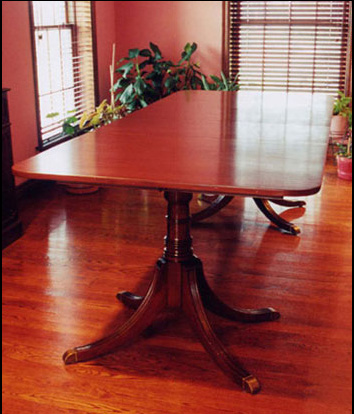 Restoration of Mahogany Dining Table